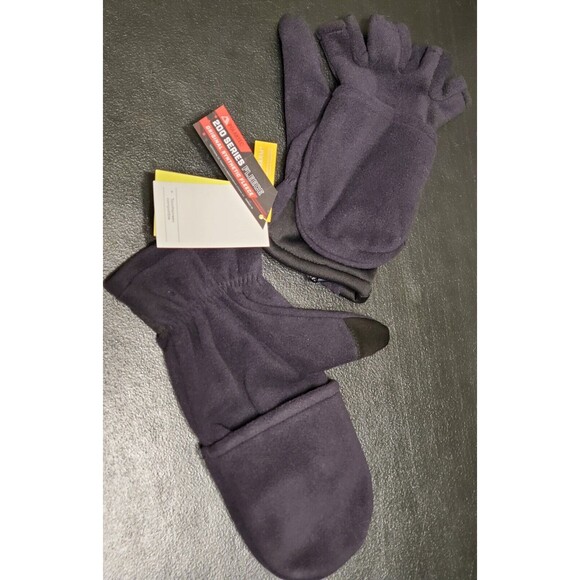 All in Motion Men's Warm Flip Top Fleece Gloves - Multiple Sizes Available - NEW - Picture 1 of 6